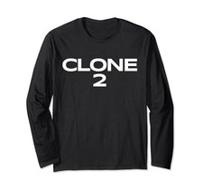 Clone 2 Funny Halloween Clone Costume with Matching Clone Long Sleeve
