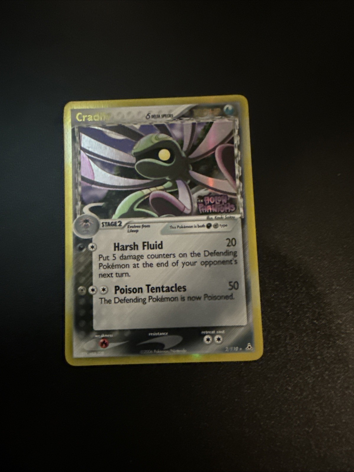 Cradily Reverse Holo 2/101 ex Holon Phantoms 2006 NM Pokemon Card
