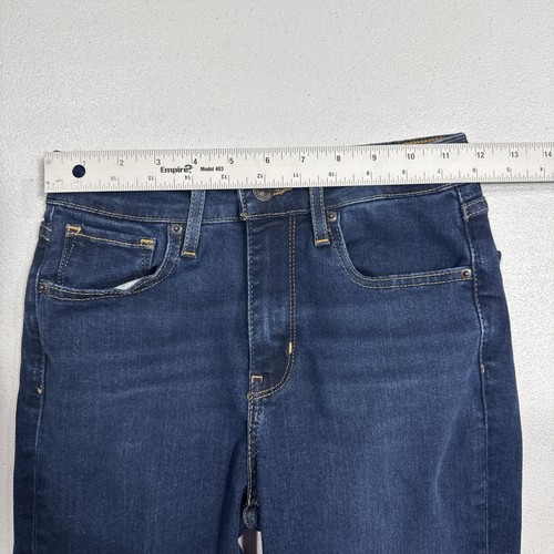Levis 721 High Rise Skinny Denim Jeans Womens Size 25 Stretch Slim Fit Blue - Picture 7 of 13