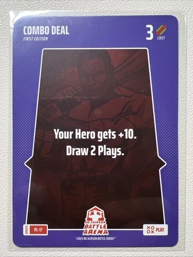 2025 BoBA Bo Jackson Battle Arena Update SP Play Card #PL-17 Combo Deal