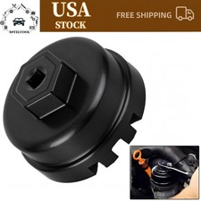 14 Flutes 64.5mm Oil Filter Cup Wrench for Lexus Toyota 3/8" 4 Cylinder Black	