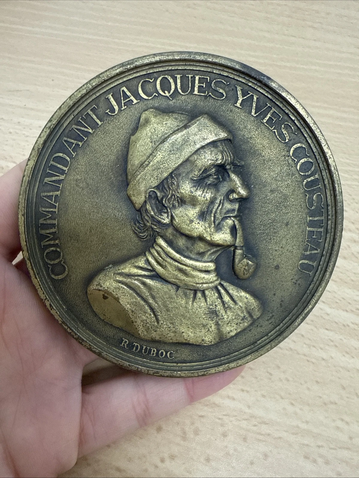 Médaille Commandant Jacques Yves Cousteau La Calypso