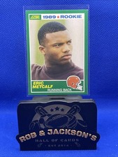 1989 ERIC METCALF SCORE NFL ROOKIE CARD #259 CLEVELAND BROWNS TEXAS FALCONS. rookie card picture
