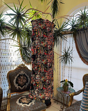 Ed Hardy Women  s Sleeveless Graphic Print Jumpsuit Skull Floral Multicolor M