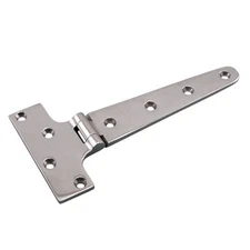 STAINLESS HEAVY DUTY STRAP T-HINGE 7", 316 SS
