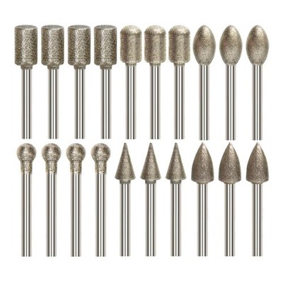 für Dremel Schleifaufsätze, 20 Stück Fräser Aufsätze mit 1/8'' Schaft Schl