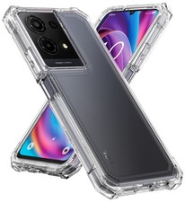 Clear Hybrid Case Cover (Anti-Shock) for Metro TCL K33 / K32 5G Phone (2025)