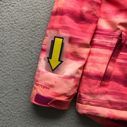 Under Armour Coldgear Fleece Lined Ski Parka Jacket Hoodie Girls Youth M Orange - Picture 12 of 12