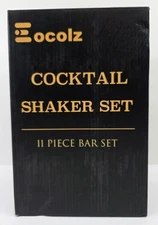 Eocolz 11-piece Bartender Cocktail Shaker Set- Stainless Steel