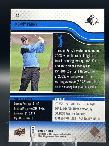 B3557- 2012 SP Golf Cards +Inserts + Blue +Stars -You Pick- 15+ FREE US SHIP - Picture 2 of 2