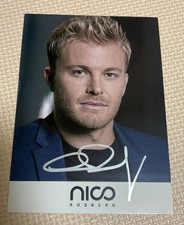Mercedes Nico Rosberg F1 Driver Card 1/43 1/18 Scale [Age 13+]