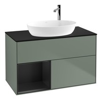Villeroy & Boch Finion Waschbeckenunterschrank FüR Becken Mittig Regal Links...