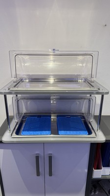 Aps Büfett-Vitrine -Doppeldecker