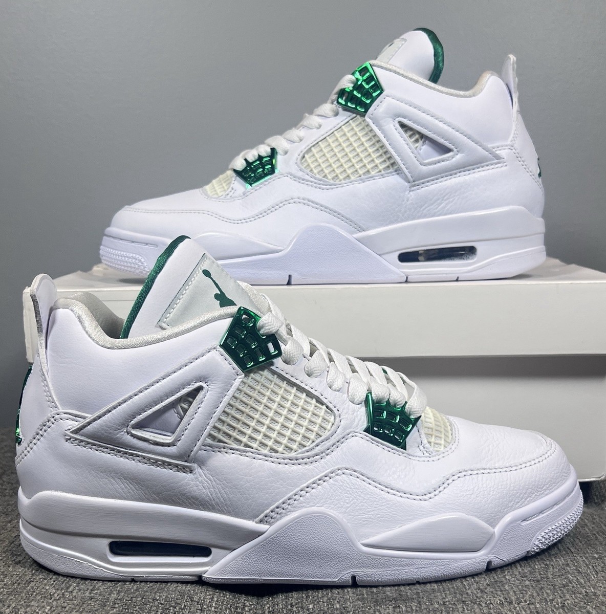 NIKE - たくろJORDAN 4 RETRO GOLF メタリック　グリーン　27 海外5月16日発売予定】 ナイキ エアジョーダン4 レトロ