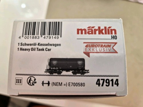 Märklin H0: 47914   BP Schweröl-Kesslwagen  -  EUROTRAIN sehr selten - | Condition: Neu