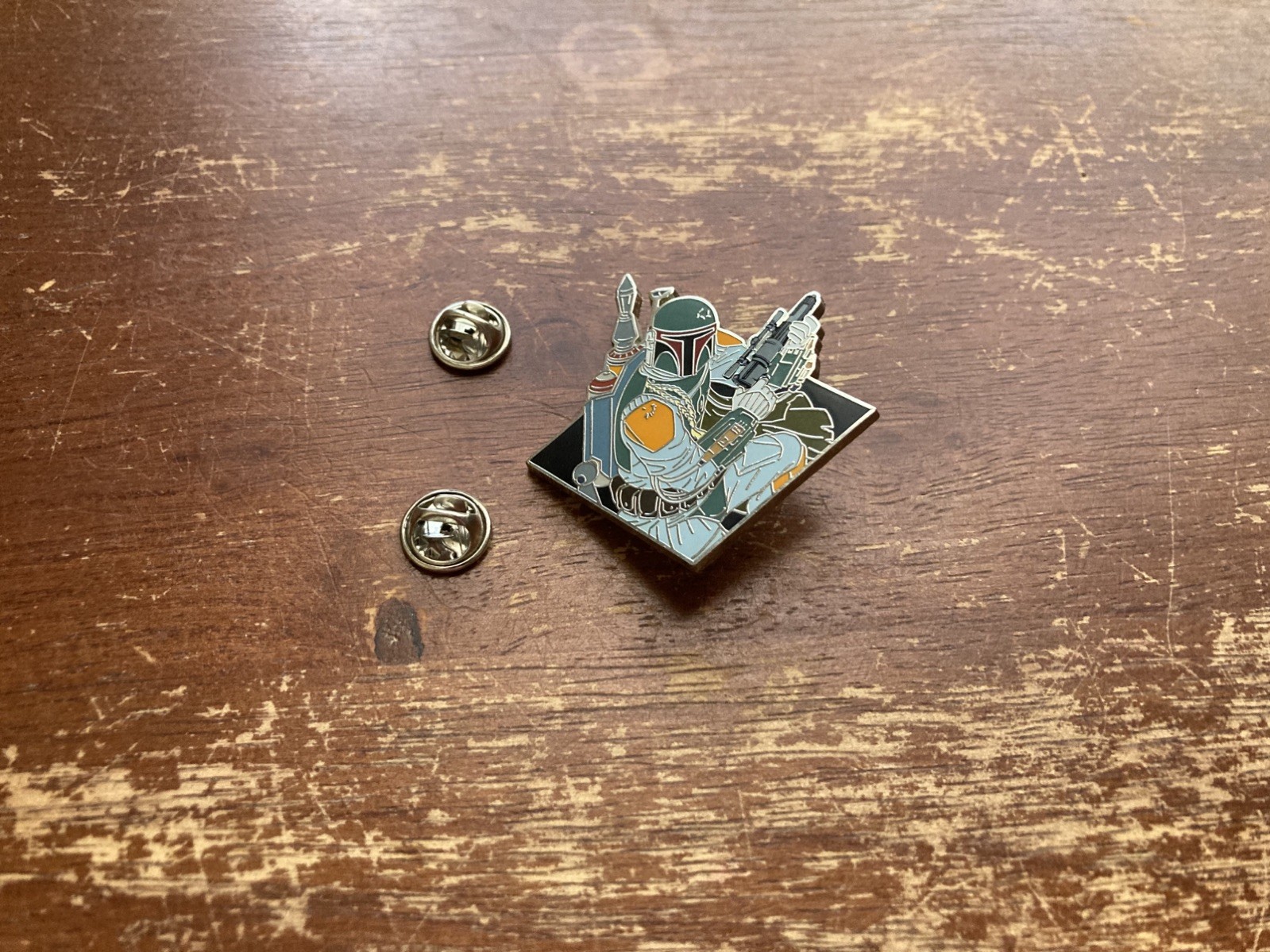 Disney Star Wars Boba Fett Bounty Hunter Trading Pin