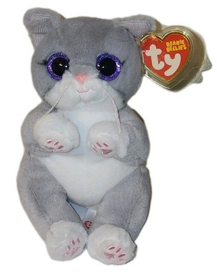 Ty Beanie Baby Bellies - MORGAN the Cat (6 Inch)  NEW MWMTs Stuffed Animal Toy