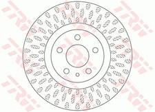TRW DF6522 Paire Disques Fiat 500l (330 )(2012- >) 0,9 - 63kw 85cv