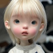 Resin 1/6 BJD Doll Nude Ball Jointed Landoudou Girl makeup Face Eyes Custom Toy