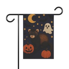 Halloween Garden Banner with Ghost and Pumpkin Design, Outdoor Decor, Fall ...