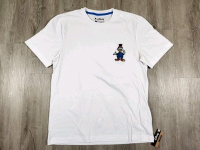 Italian Intimissimi Uomo Disney Scrooge McDuck T Shirt Size Small White New 