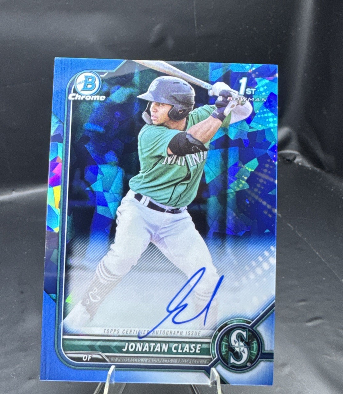 2022 Bowman Sapphire Edition Chrome Prospects Auto Jonatan Clase #BSPA-JC Auto