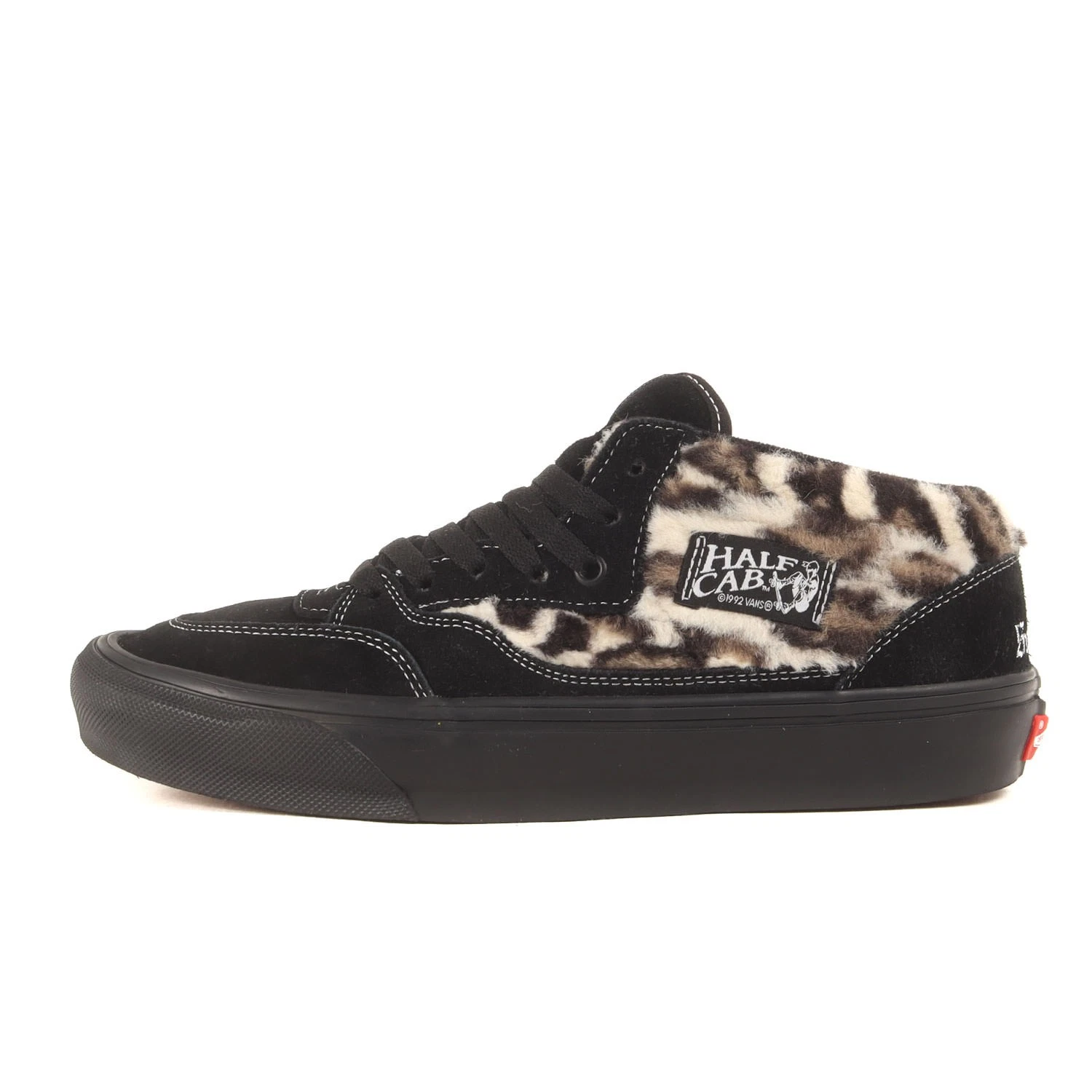 Baskets à enfiler Supreme Vans demi cabine léopard noir 23AW d'occasion