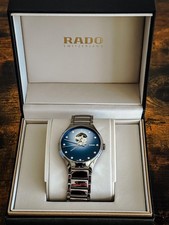 Rado True Secret Diamonds 40mm Blue Plasma Ceramic Automatic R27108732 Full Set