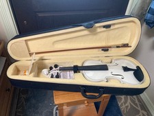 4/4 Full Size Acoustic Violin Set with Case, Bow, Rosin Accessories