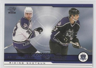 2001-02 Pacific Riding Shotgun Ziggy Palffy Stu Grimson #413 1k3