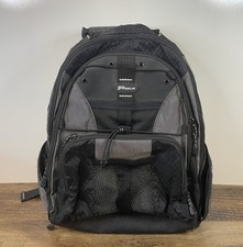 Targus Backpack Laptop Notebook Carry On Book Padded Bag Black Gray Work Career