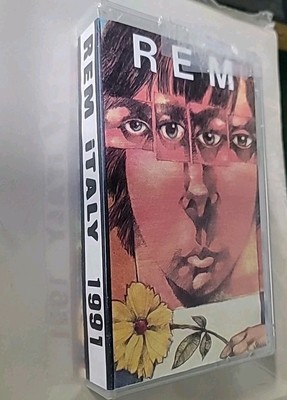 REM LIVE IN ITALY 1991 FAN CLUB [ VHS ] R.E.M. Michael Stipe Rare VHS OOP