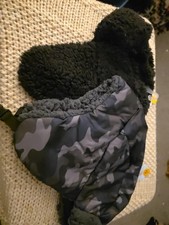 Boys Camo Earflap Hat - Cat  Jack Green  Black Lot OSFM