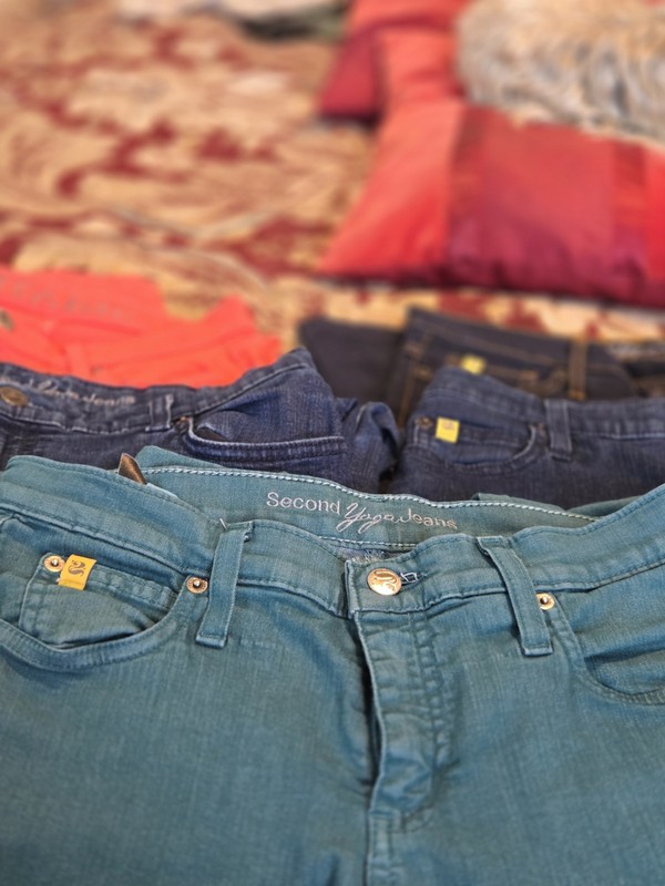 Second Yoga Jeans 5 Pair Sz 27