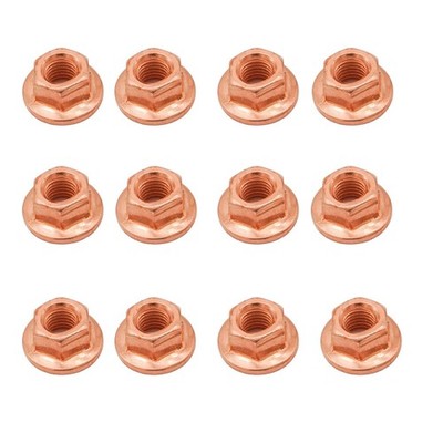 12x Copper Nut Exhaust Manifold M7x1.0x8.3 For BMW Mercedes M271 988-0702.100 1711