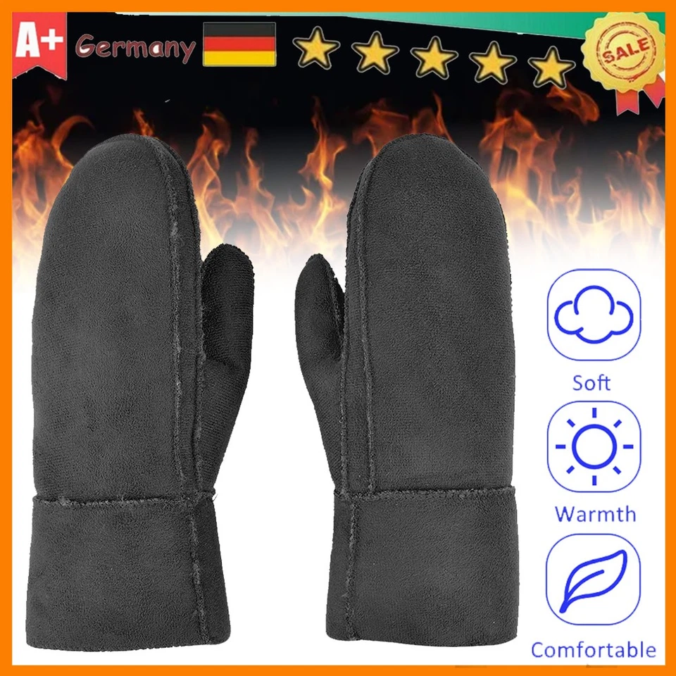 Bundeswehr Fausthandschuhe gefütterte Winterhandschu wasserabweisend Fäustlinge - Bild 2 von 4