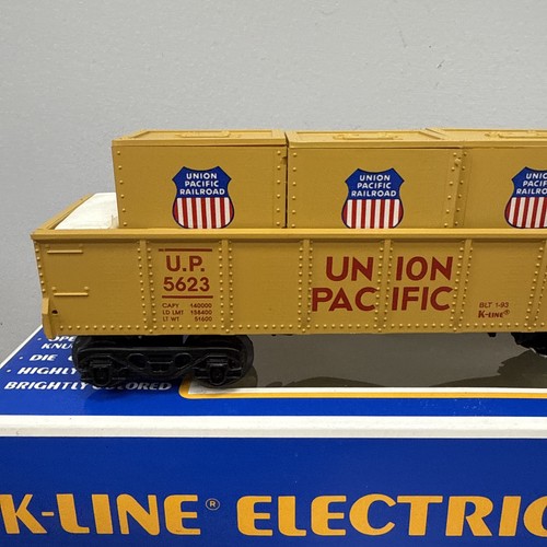 K Line K-5623 Union Pacific Gondola Car w/Load ~ New in Box - Picture 2 of 7