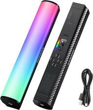 RGB Light Wand Magnetic Photography Video LED Tube Dimmable Battery Powered