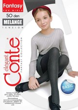 Conte M lange 50 Den - Fantasy Elegant 3D Tights for Girls 4yr 6yr 8yr 10yr 12yr