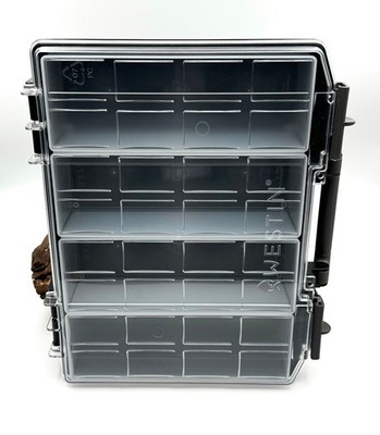 Westin W6 Lure Vault Tackle Box 79x337x278mm inkl. 4 Inserts Köderbox Hartschale