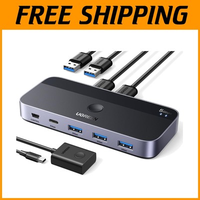 USB 3.0 Switch for Keyboard & Mouse Sharing