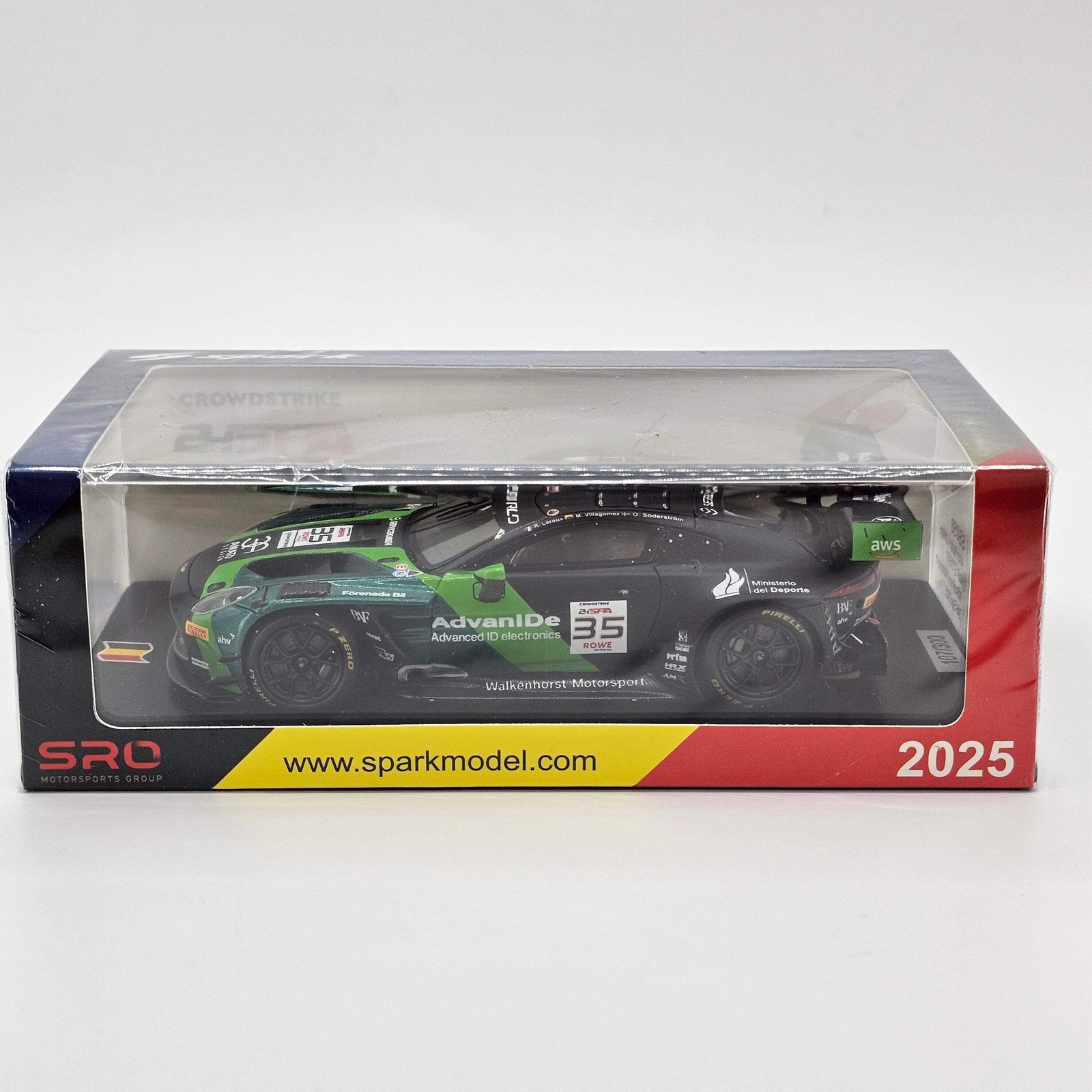 Spark Aston Martin Vantage AMR GT3 EVO #35 Walkenhorst Motorsport 24Hrs Spa 2025