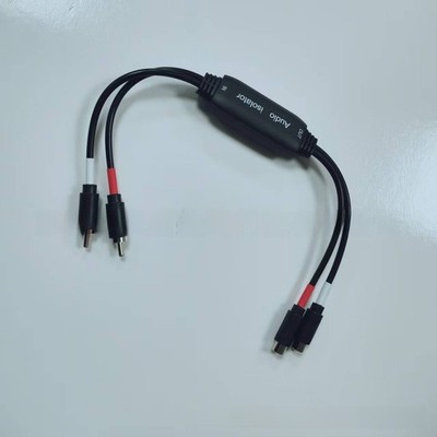 Ground Loop Noise Isolator 3,5 mm für Auto Audio und Home Stereo Signal Stabili