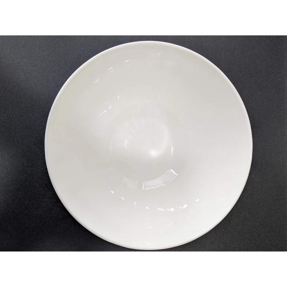 Wedgwood Noche y Día 9.5" Acanalado Tazón para Servir Hueso China Ensalada Blanco Retirado Foto 4 de 4