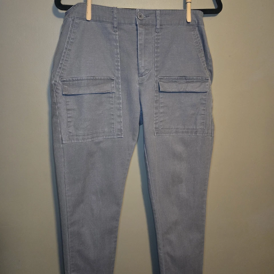 Asos Design Men's Super Skinny Grey Pants With Visible Front Pockets Size 32X30 - Image 2 of 4