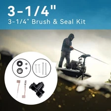 3-1/4" Brush & Seal Kits For Minn Kota Trolling Motors with 28-45 lbs of thrust