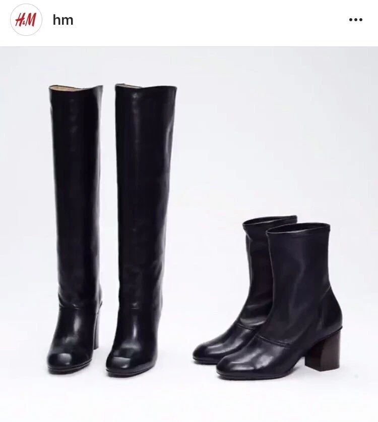 Hm leather shop boots