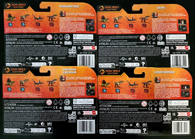 Jurassic World Chaos Theory Danger Pack 2025 Set Of 4 Inc Jakapil
