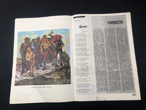 old 10 albanian YLLI magazines books-Enver Hoxha-communism time-illustrated-1973 - Picture 26 of 122