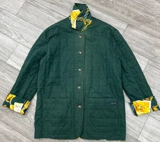 Trussardi Jeans Vintage Womens Quilted Jacket Size L